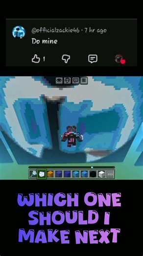 Making my subscriber dp in minecraft || Minecraft shorts || #shorts #minecraft