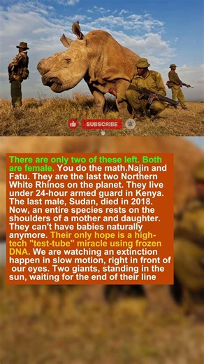 The Loneliest Two Animals on Earth Rare Speci