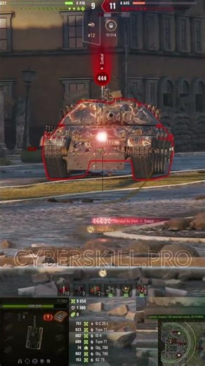 t110e3 EASY 13K DMG - WoT Boost #worldoftanks #wot #skillgaming