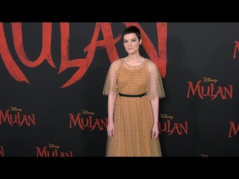 Jaimie Alexander "Mulan" World Premiere Red Carpet Fashion