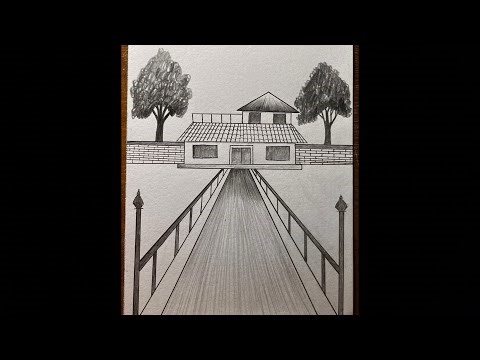 How to Draw Landscape with pencil Sketch | Pencil Drawing for Beginners