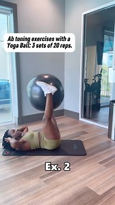 9.5K views · 142 reactions | Enhance your workouts with the Yoga Ball Exercise Ball!  Perfect for core strengthening, balance training, and improving posture. Whether you’re at home, the gym, or the office, this versatile ball supports your fitness goals. 律‍♀️✨ Want the product link?  Comment “Interested” now to get it in your inbox! ✨ | Yoga Mindfulness | Facebook