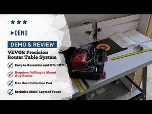 First Impressions - VEVOR Precision Router Table System
