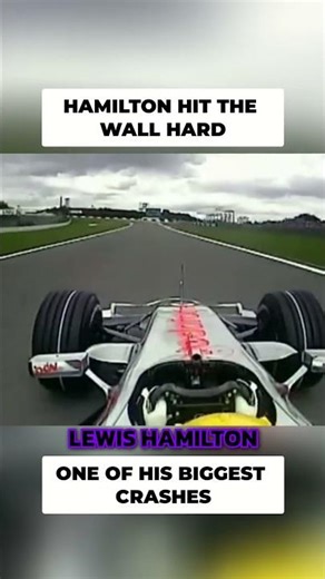 Hamilton’s Huge Crash At Nürburgring 😳 | 2007 #f1 #formula1 #shorts