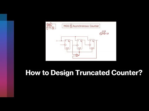 Truncated Counter: MOD-5 Asynchronous Counter