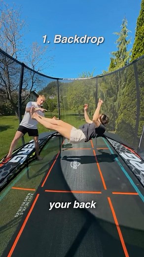 BERG | The Outdoors is Yours on Instagram: "Trick number 5 is definitely the coolest! 🫢😍 Which one will you try with your friends this summer?👇 #myberg #bergtrampoline #challenge #flips #bergchallenge #bergglobal #backflip #trick #letter #diy #summer #summervibes☀️ #summerideas #summerdiy"