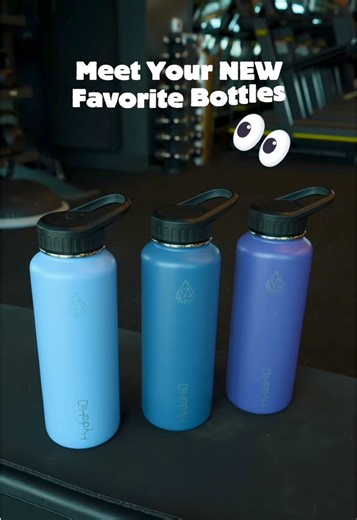 37oz pure hydration, made to power every gym session 🖤 #waterbottle #gymwaterbottle #hydroh2o #stayactive #stayhydrated