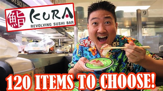 KURA REVOLVING SUSHI BAR! LA's Freshest Sushi Train Experience!