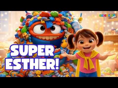 Super Esther e a Toalha Amarela ✨🦸‍♀️ | História Musical Infantil