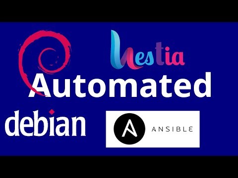 Ansible Initial Server Set Up Debian and Auto install HestiaCP Ansible