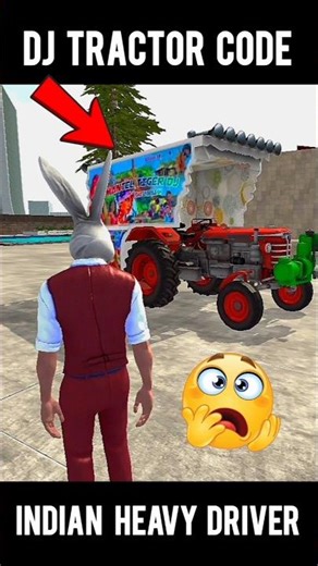 Indian Heavy Driver Game DJ Tractor Cheat Code 😱🔥 #shorts