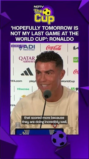 Portugal Vs Spain | "Hopefully It Is Not My Last Game At The World Cup": Cristiano Ronaldo | FIFA WC