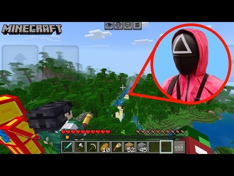 We found squid game Island in Minecraft