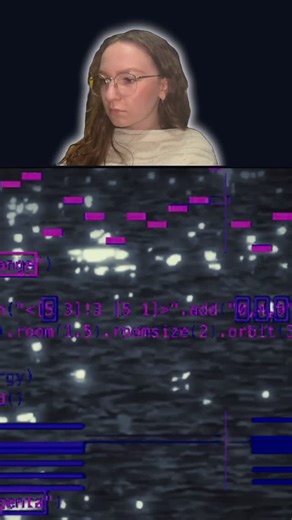 sami autumnatic on Instagram: "your daily dose of beep boops . ݁⊹ ࣪ ˖࣪ #algorave #livecode #edm #electronicmusic"