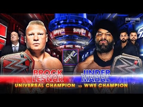 FULL MATCH - Jinder Mahal vs. Brock Lesnar: WWE Survivor Series 2017