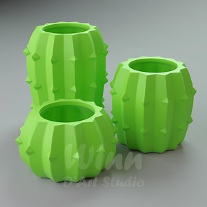 Cactus Planter 3D Print STL Set – Geometric Modern Pots (3 Sizes) - Etsy Canada