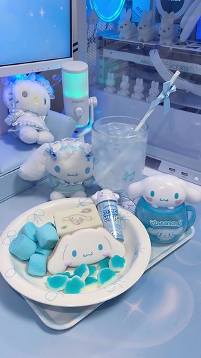 シナモン（Cinnamoroll）かわいいPCセットアップアイデア