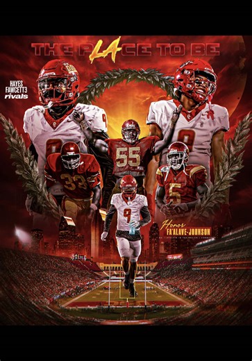 Honor Fa’alave‑Johnson (@honor4mvp )— the No. 1 two‑way athlete in the 2027 class — staying home and heading to USC. Stepping into the same San Diego‑to‑USC legacy as Marcus Allen, Reggie Bush, and Junior Seau. ✌🏽🔥🌴