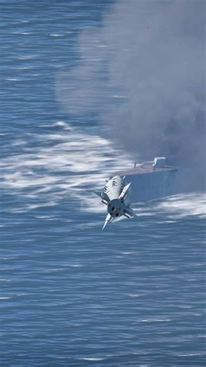 GBU-39 Drops from Sky 🚨 Insane Fall Before Impact!