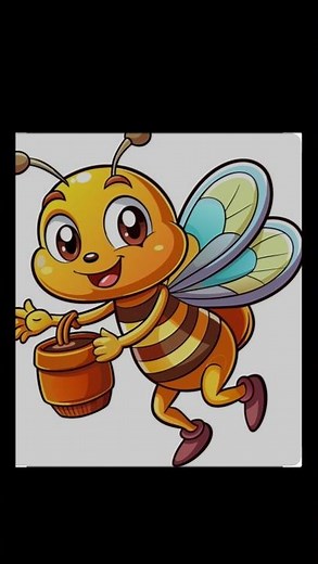 How To Draw A Cartoon Bee (Easy)