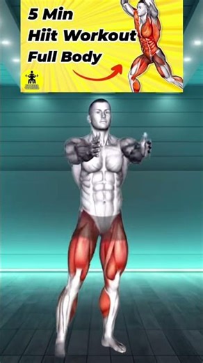 5 Min Full Body Workout At Home For Beginners For Man Only #exercise #motivation #abs