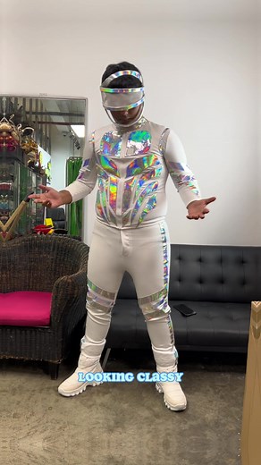 Futuristic Disco Dancer Costume Ideas for a Nightclub Party