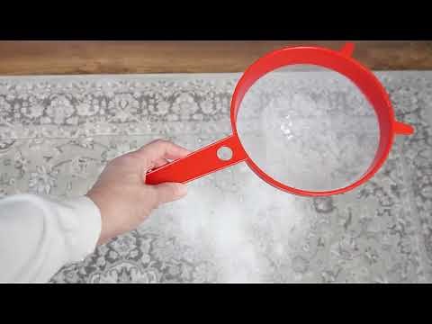 Sprinkle this on the carpet. It will be like new without washing