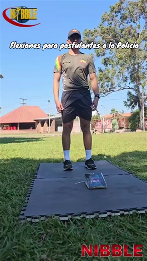Tutorial de flexiones de brazo para postulantes a la Policía