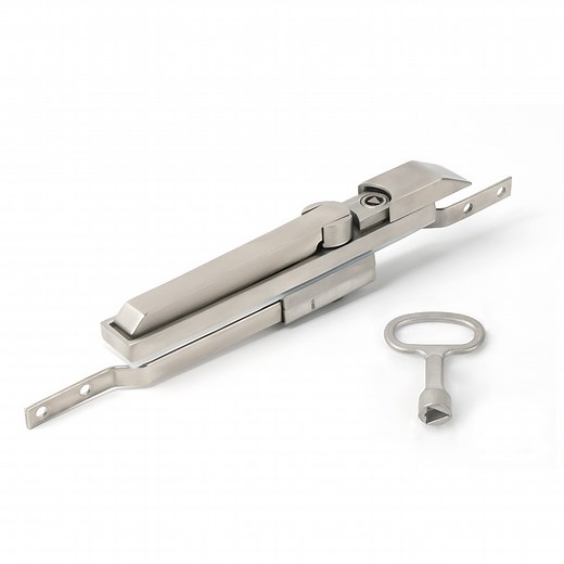 [Hot Item] Stainless Steel Triangle Key Vertical Rod Linkage Lock for Control Cabinet Doors