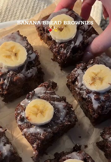 Delicious Banana Bread Brownies Recipe