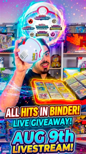 WIN THIS $1,000 POKÉMON BINDER! 🎁 Opening Pokéballs + HUGE Giveaway!