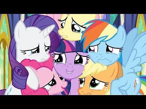 Mane 6 cry about Twilight leaving