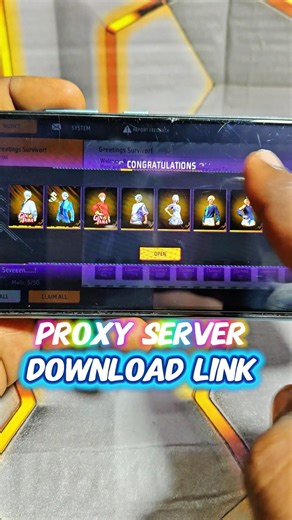 Free Fire Proxy Server Kaise Download Kare 🔥| free fire proxy server 😱#freefire #freefiremax