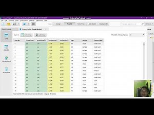 Klasifikasi Data dengan operator naive bayes pada rapidminer
