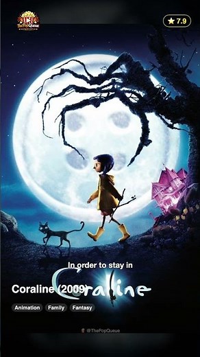 Coraline (2009) — ThePopQueue #Shorts
