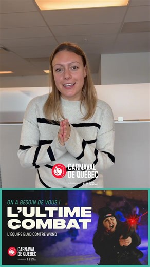 COMBAT LASER TAG : BLVD 🆚 WKND 🔫 Tu veux vivre le Carnaval de Québec comme jamais auparavant? On te recrute! Le jeudi 12 février dès 18 h, à la Citadelle de Québec, BLVD 102,1 affrontera WKND 91,9 dans un combat de Laser Tag épique… et on cherche des alliés prêts à tout 💥 🎟 À gagner : ta place officielle dans l’équipe BLVD. 🗓 Du 9 au 15 janvier, inscris-toi sur BLVD.fm, remplis le formulaire et dis-nous pourquoi tu es le coéquipier idéal. 📣 Les gagnants seront annoncés le 16 janvier dans G