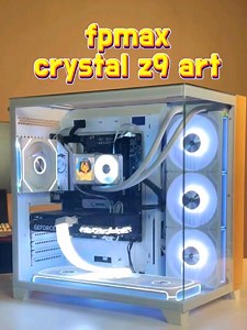 FPMAX Crystal Z9: Aesthetic PC Case with Superior Airflow