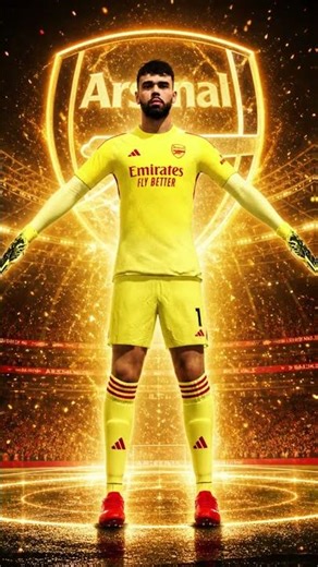 A Pose Rigged David Raya GK Arsenal 3d model