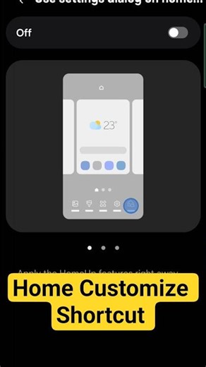 🔥Enable Home Customization Shortcut Button | On Samsung Mobile 📲