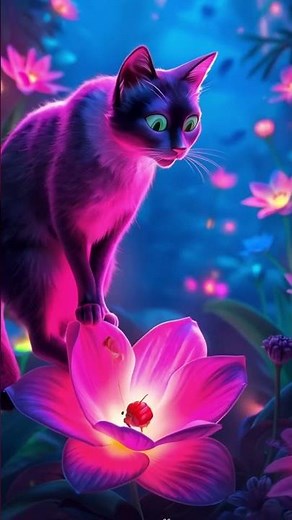 🌈 Epic Neon Cat Adventure: Exploring the Enchanted Forest! 🐱✨