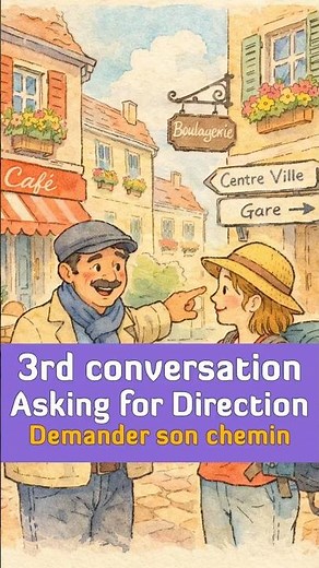 3 - Dialogue for Beginners | Asking for Directions 🧭🇫🇷 #learnfrench