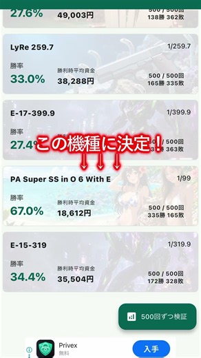 自作アプリでパチンコ実践してみた！ ２日目