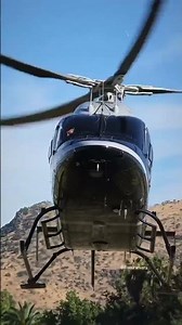 Helicopter Landing Up Close | Smooth Approach in Mountain Area