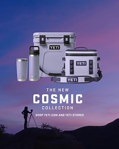 1.5K views · 3K reactions | Meet the new Cosmic Collection, a color inspired by dark sky country. Find yourself under the stars with gear as bright as the cosmos. | YETI | Facebook