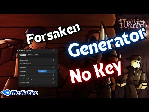 Forsaken Script - Auto Finish Generator, Infinite Stamina, ESP Killer, ESP All - No Key!!