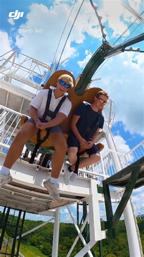 37K views · 159 reactions | This swing is scarier than any coaster! Would you dare?  Every scream, every view, and the whole drop are captured in full 360° with #Osmo360. : the_coaster_scoop #dji #djiosmo #360camera #adrenalinerush #coaster #summer | DJI | Facebook