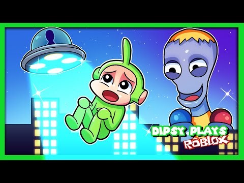 🌈 ESCAPE SCARY ALIEN | Dipsy Plays Roblox Team Alien Obby! (Teamwork Obby)