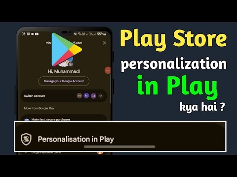 Google Play Store Personalization Setting Kya Hai | Apps Recommendation Control