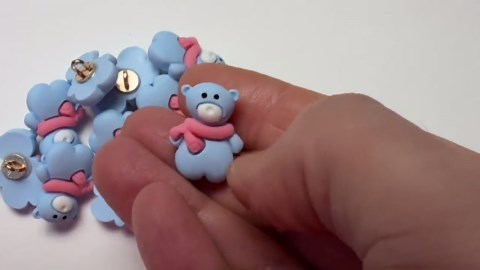Baby Blue Teddy Bear Children's Shank Buttons, Resin, 16mm X 22mm, Pack of 6 - Etsy