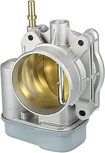 Throttle Body Assembly No.12565553 68mm Throttle Body Actuator for Chevrolet Cobalt 2.0L L4 - Gas 2005-2008 Aluminum Alloy Silver Tone